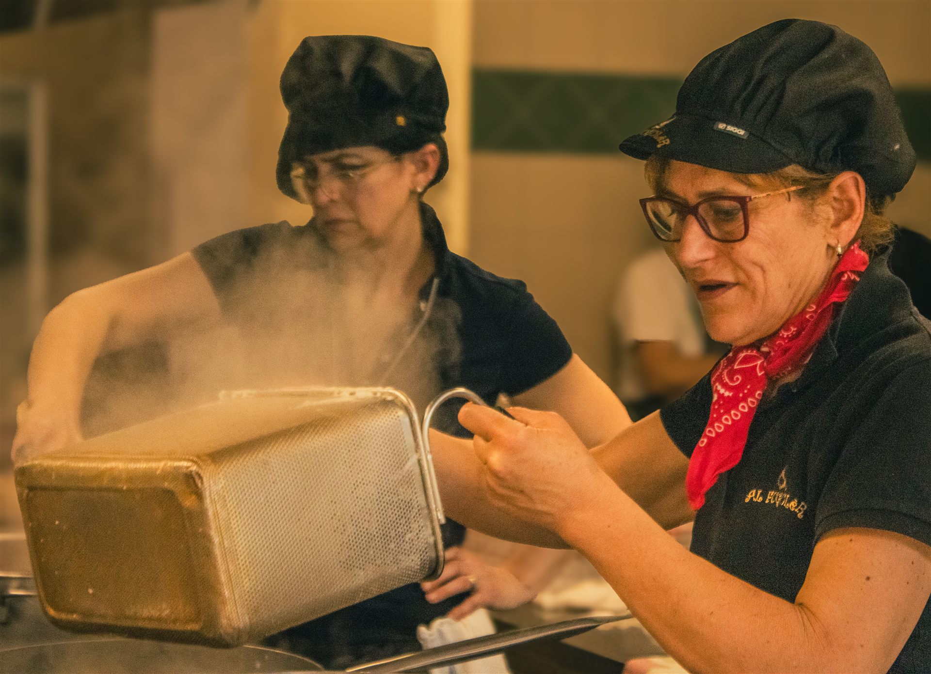 Lucia Sileo in cucina